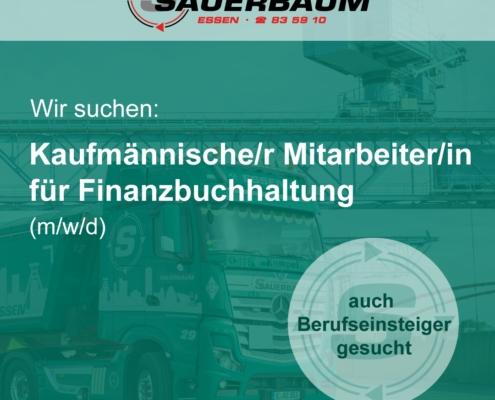 Kaufmännische/r mitarbeiter/in für Finanzbuchhaltung